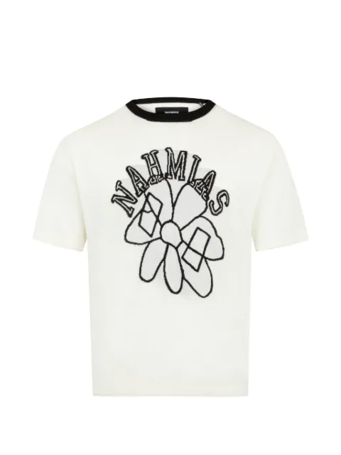 Nahmias flower-motif T-shirt