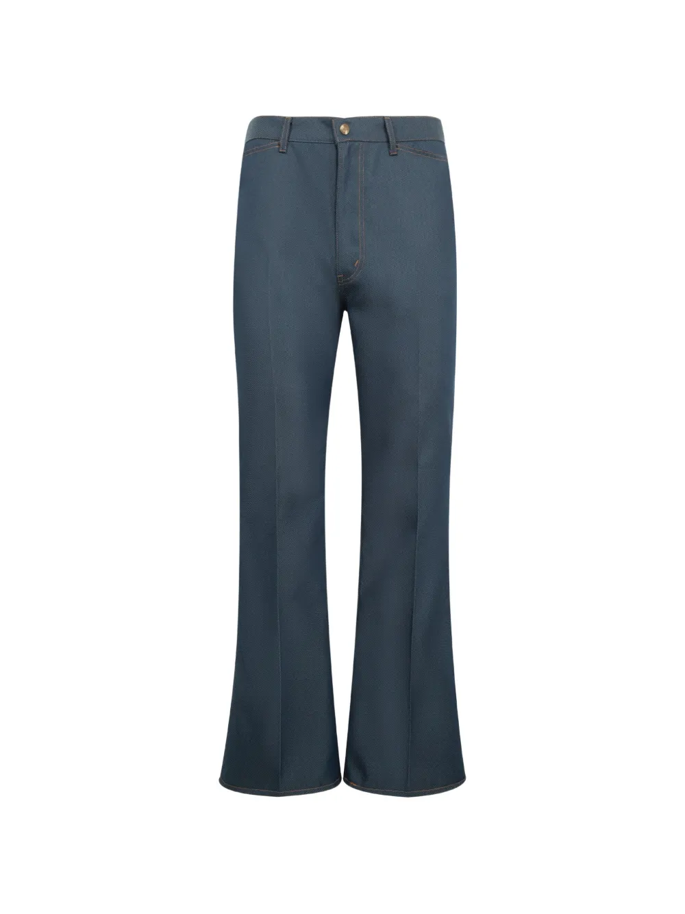 Needles boot-cut twill trousers - Blau