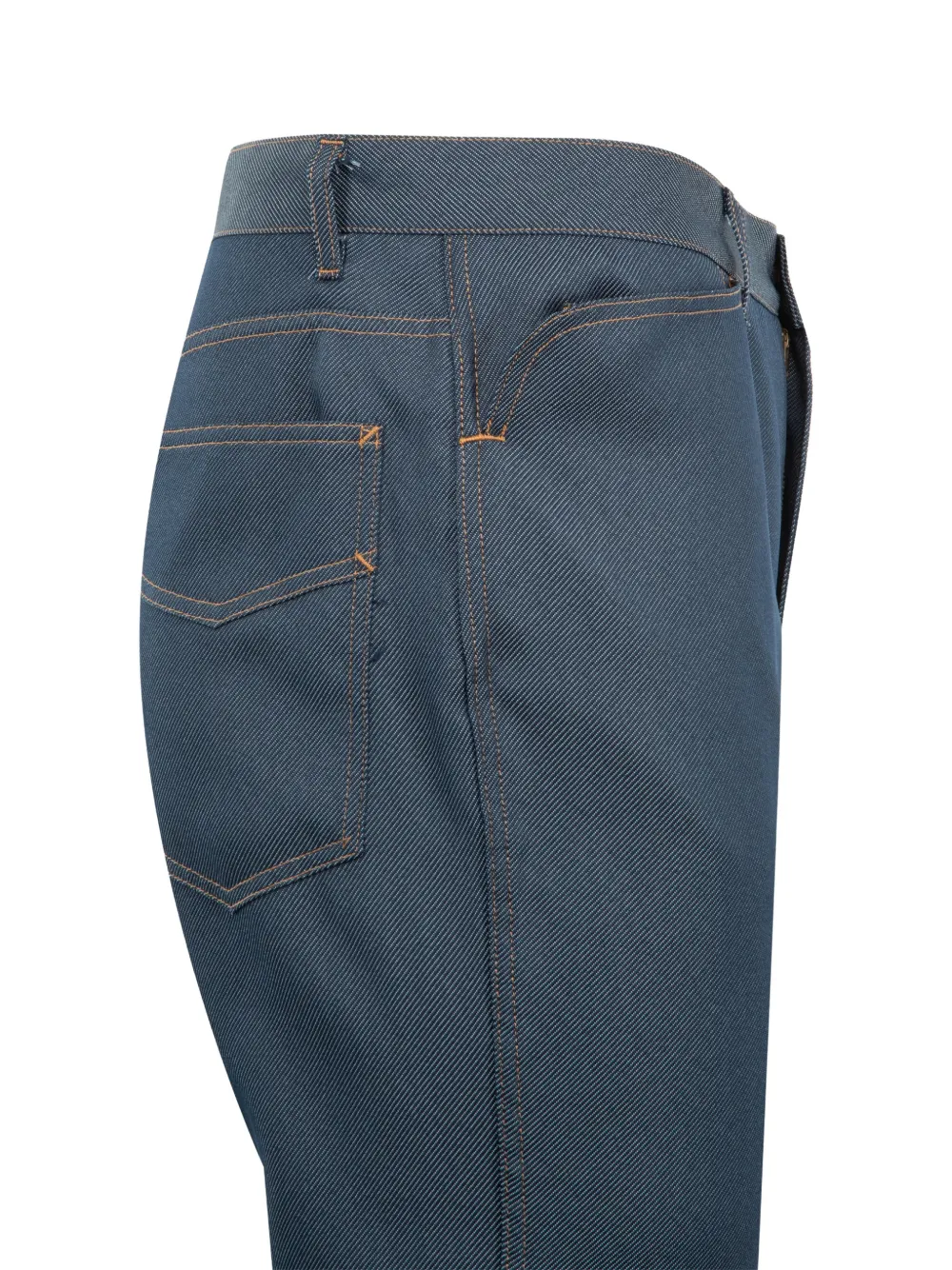  Needles Pantalones Bootcut - Azul 