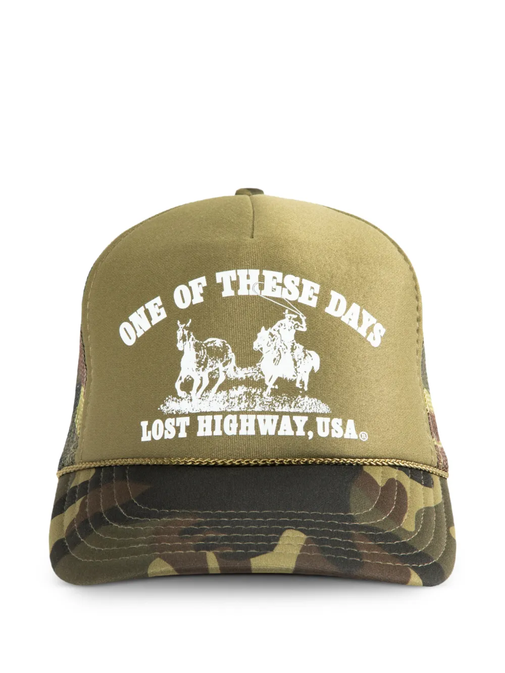 One Of These Days Lost Highway trucker cap - Verde