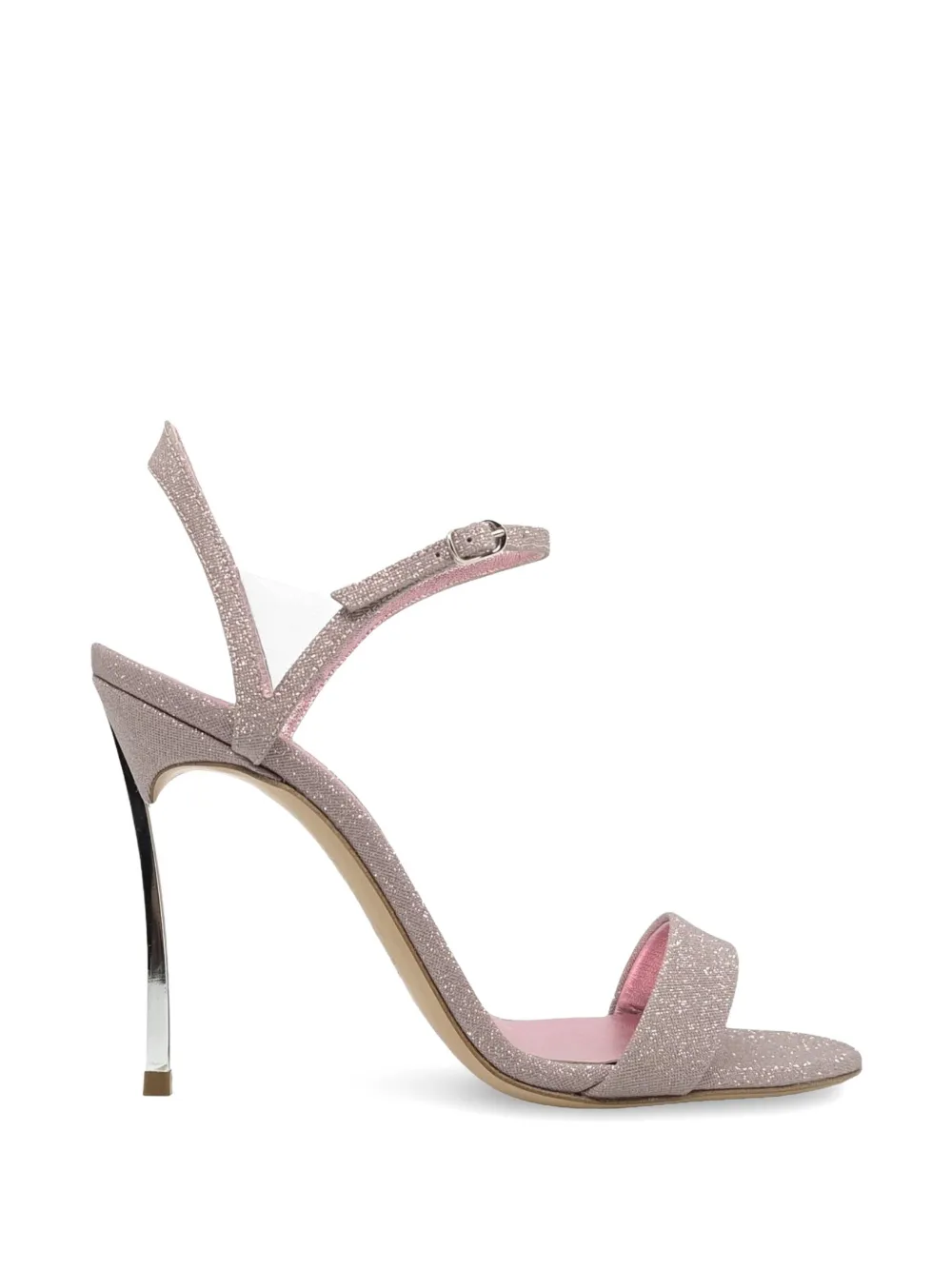 Casadei Blade sandalen met glitter en hak Roze