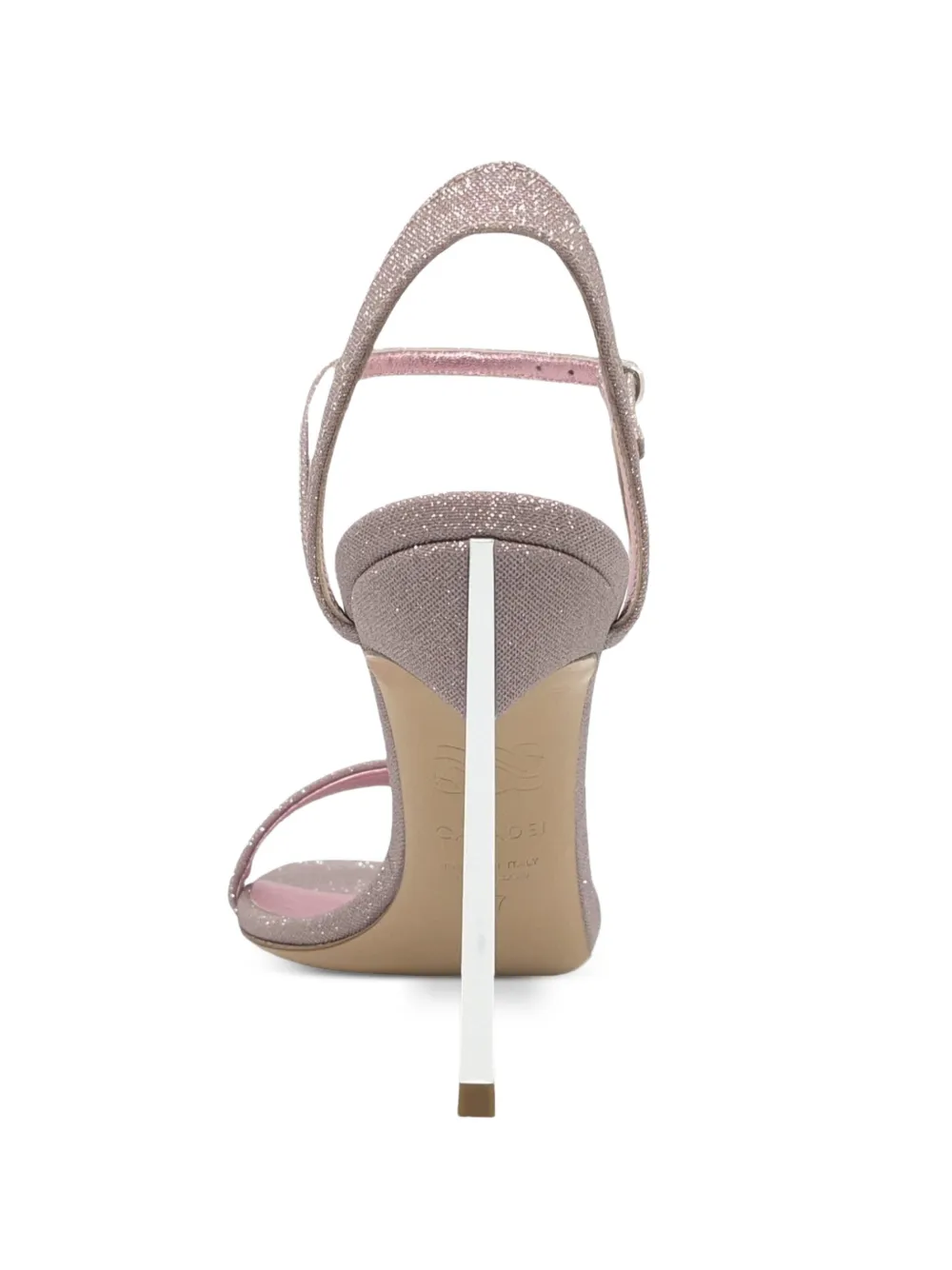 Casadei Blade sandalen met glitter en hak Roze