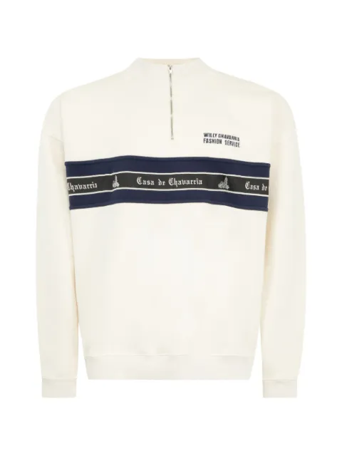 Willy Chavarria Gilroy mock-neck sweatshirt