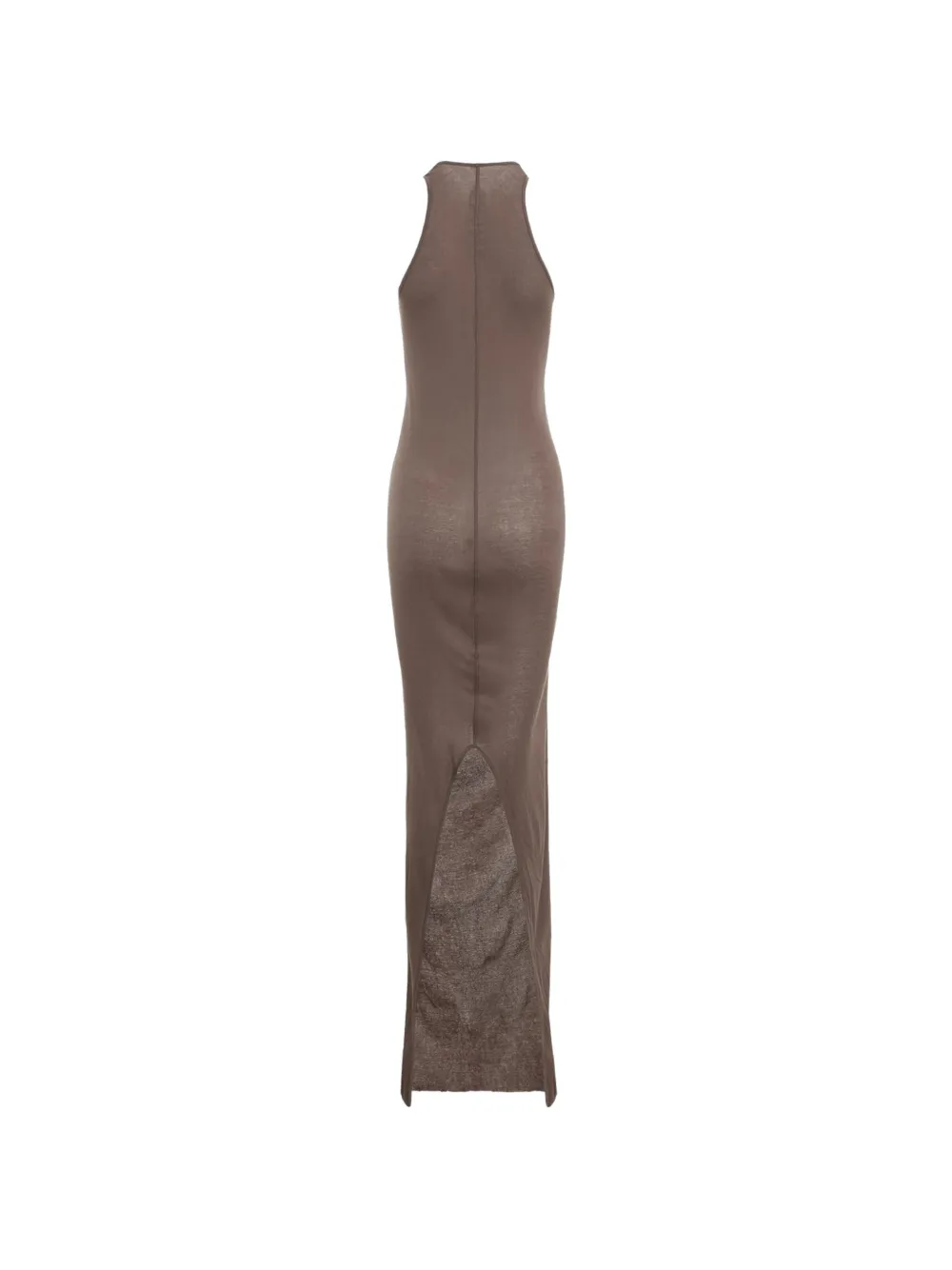 Rick Owens Semi-doorzichtige jurk met racerback Bruin