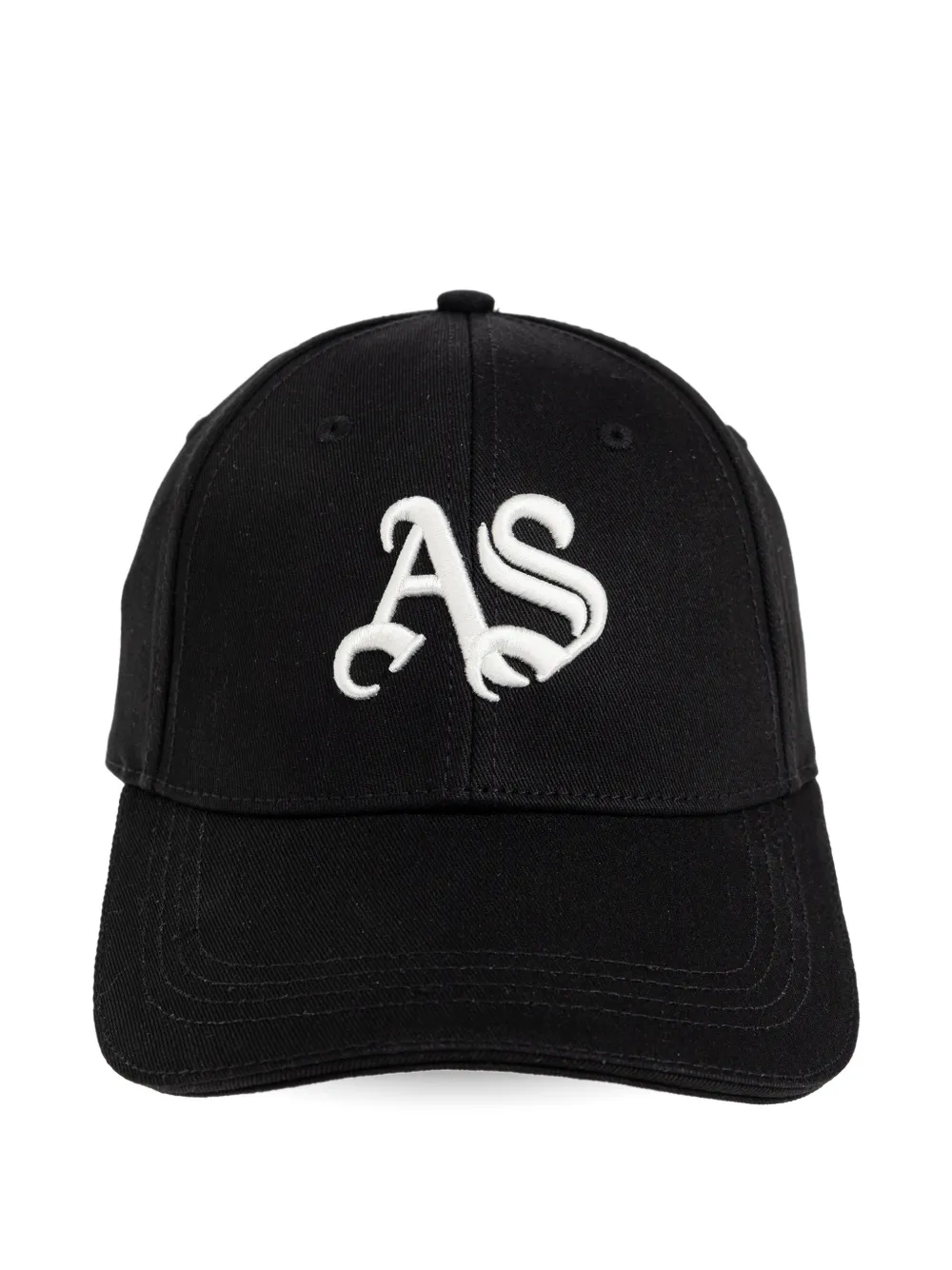 AllSaints Gothic logo-embroidered baseball cap - Nero