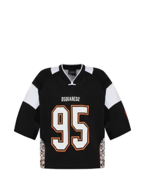DSQUARED2 Vネック Tシャツ | ブラック | FARFETCH JP