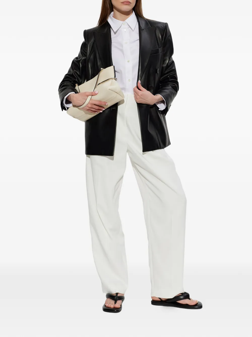 Givenchy Boudoir padded leather sandals Zwart