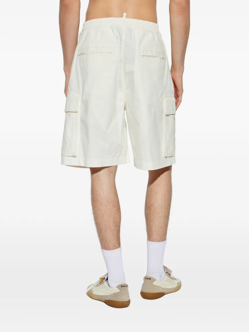 DSQUARED2 Ripstop shorts met cargo zakken Beige