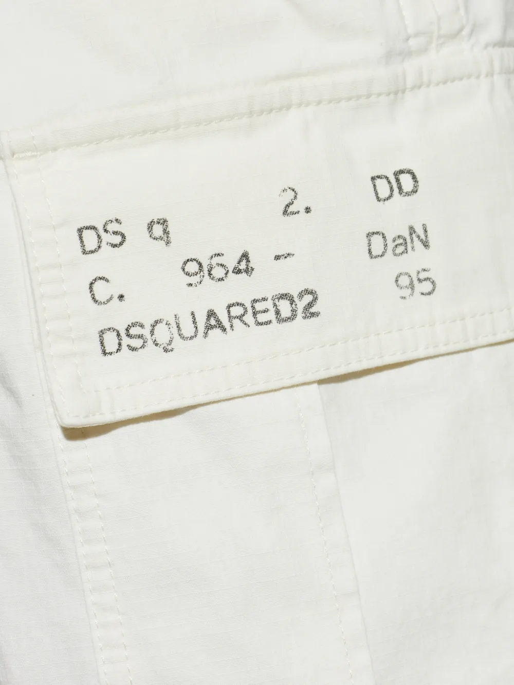 DSQUARED2 Ripstop shorts met cargo zakken Beige