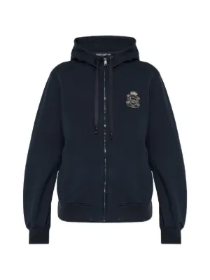 Dolce & Gabbana ドルガバ　ジャケット パーカー　春　ネイビー Dolce & Gabbana（ドルチェ＆ガッバーナ）メンズ パーカー - FARFETCH