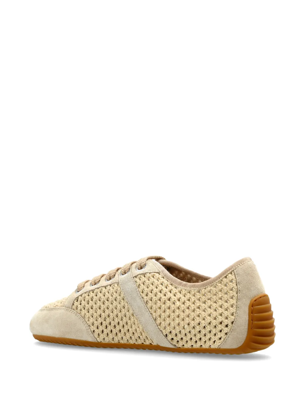 Givenchy perforated lace-up sneakers Beige