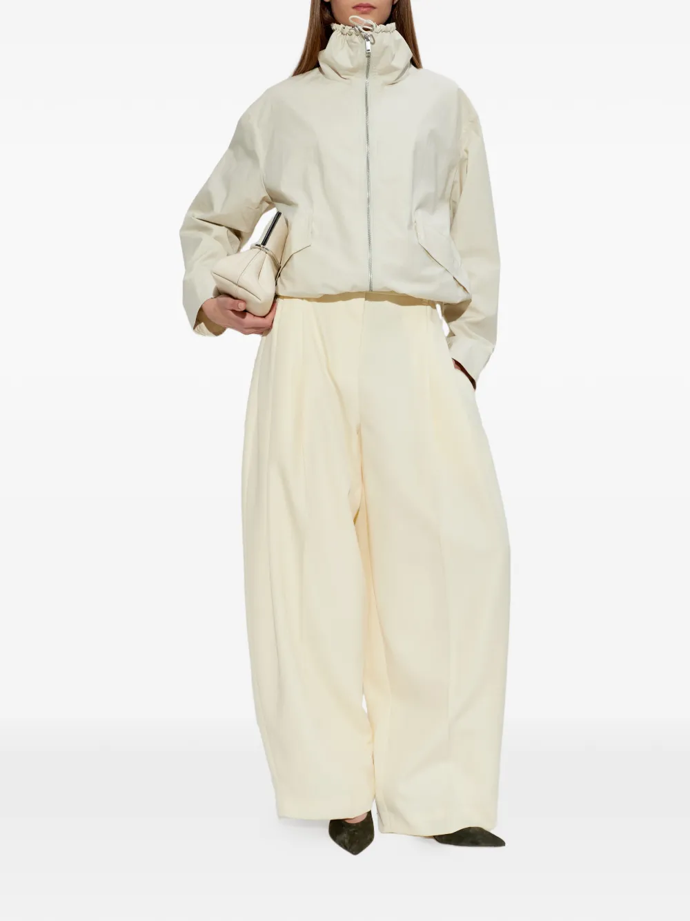 Gianvito Rossi Robbie suede slingback pumps Groen