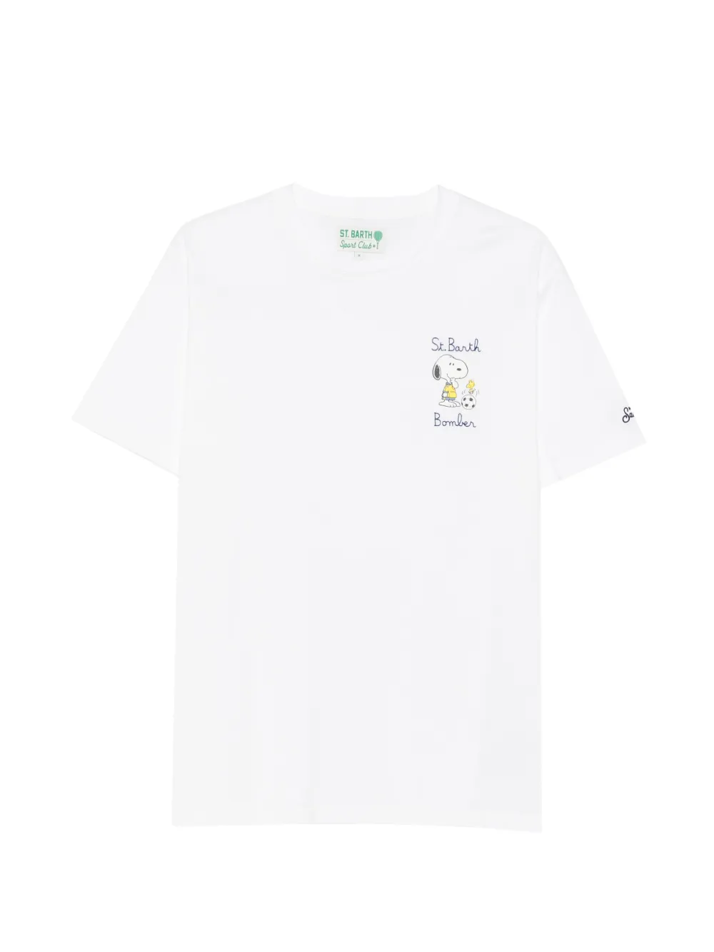 MC2 Saint Barth X 피너츠 포르토피노 그래픽 프린트 티셔츠 | 화이트 | Image 1