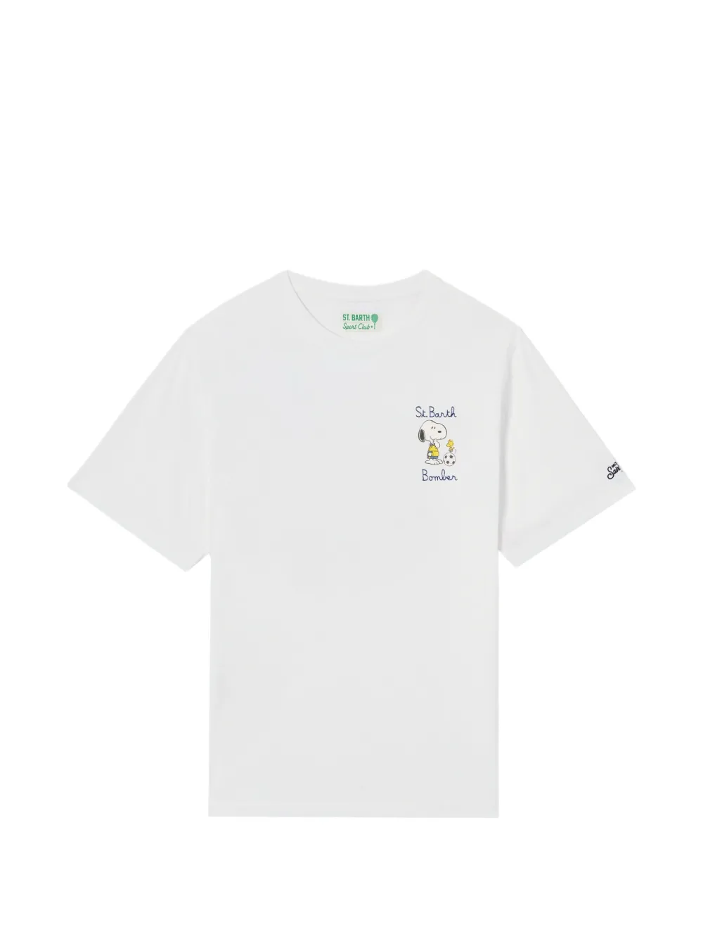 MC2 Saint Barth Portofino T-shirt with St. Barth Bomber embroidery special edition | White | Image 1