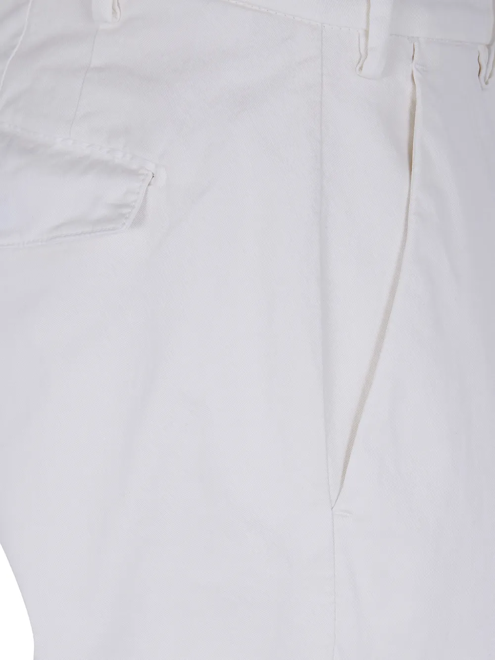 michael coal Broek met knoopsluiting Wit