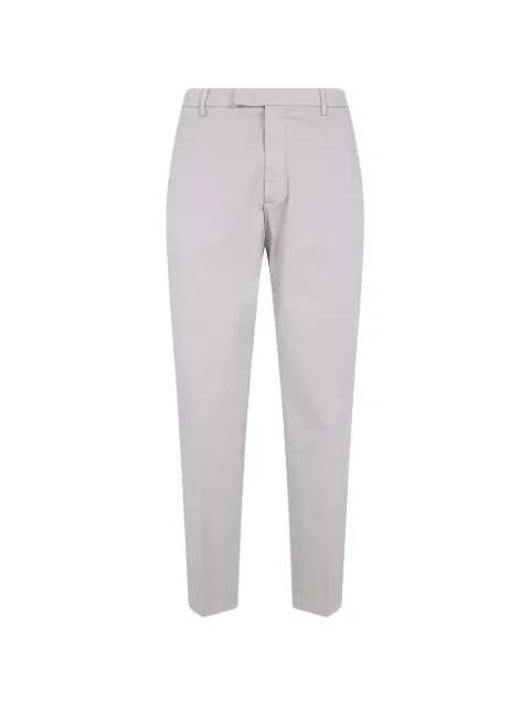 michael coal straight-leg cotton trousers
