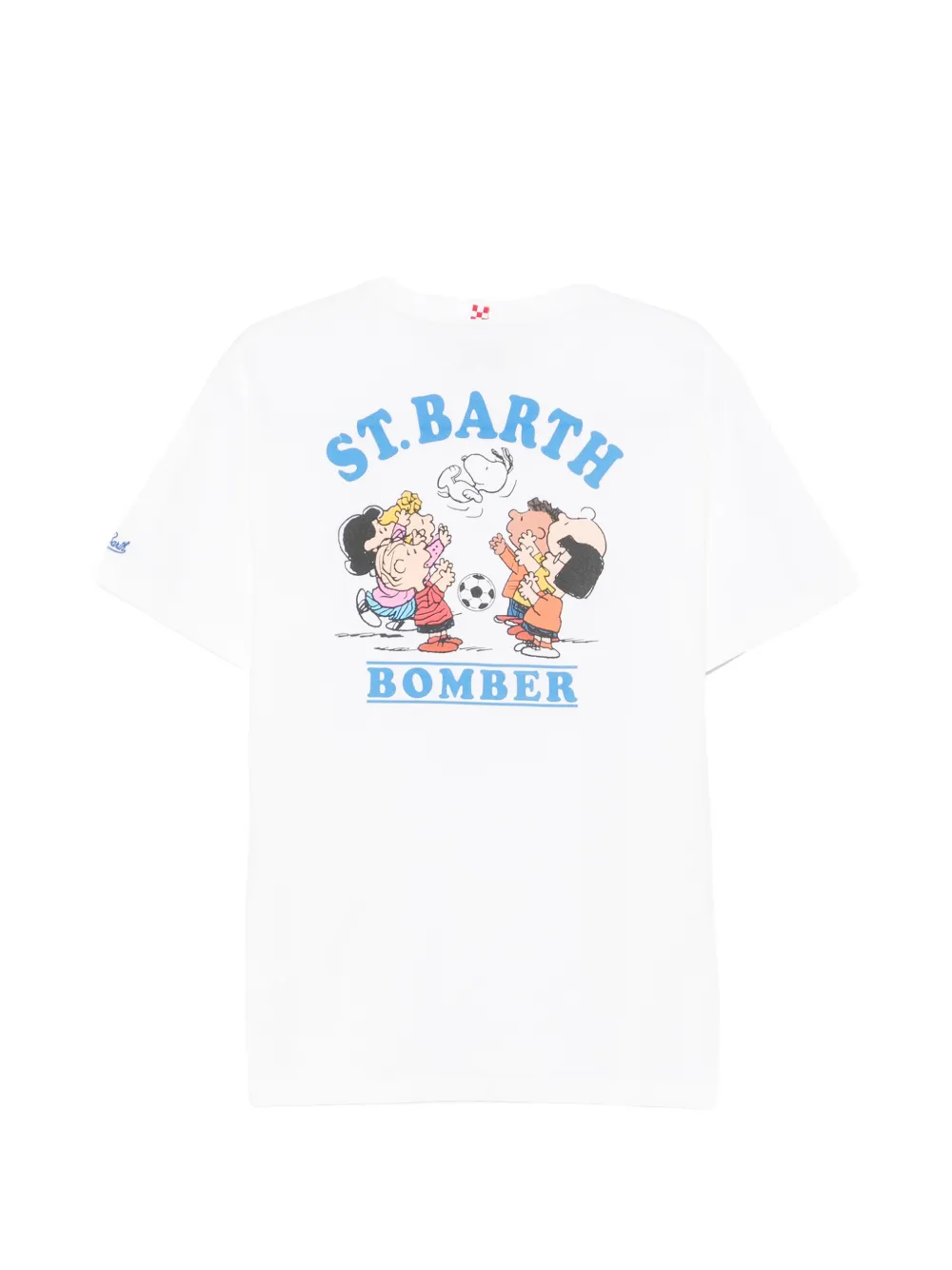 MC2 Saint Barth x Peanuts Portland T-shirt met grafische print Wit