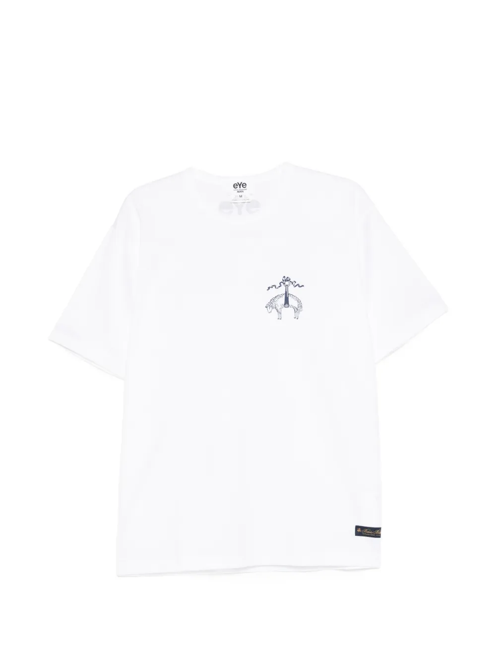 Junya Watanabe logo-print T-shirt - Bianco