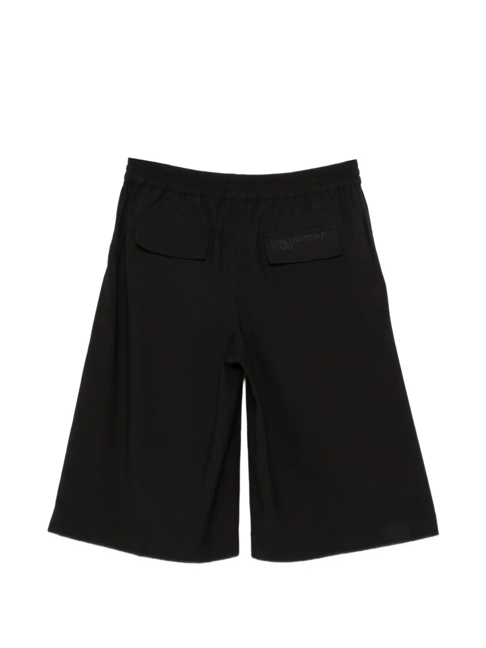 Karl Lagerfeld Jeans Shorts met trekkoordtaille Zwart