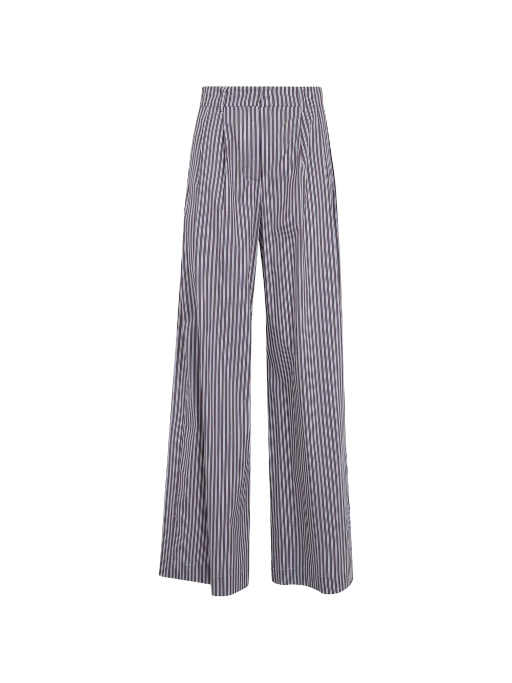 DRHOPE striped pleated trousers - Viola
