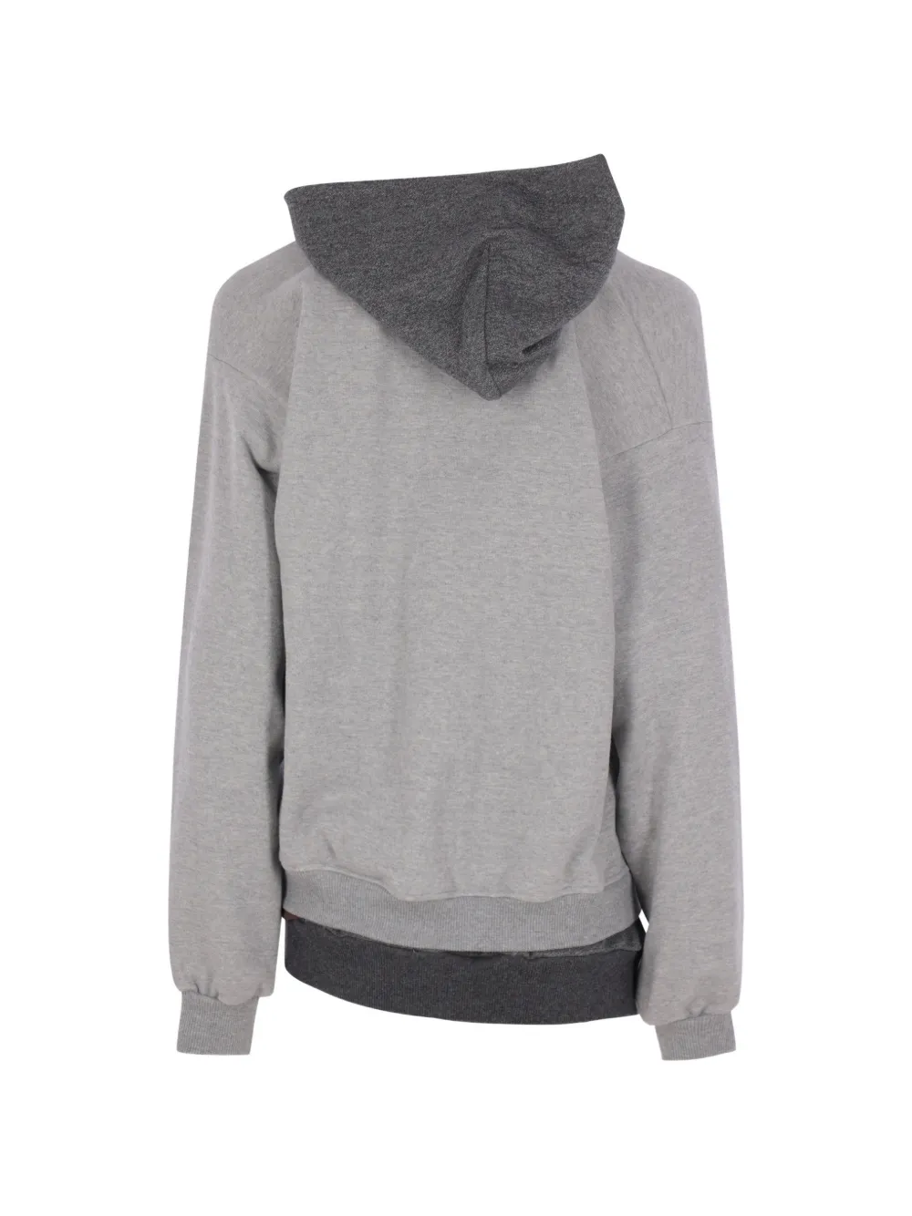  August Barron Sudadera Con Capucha Y Efecto A Capas - Gris 