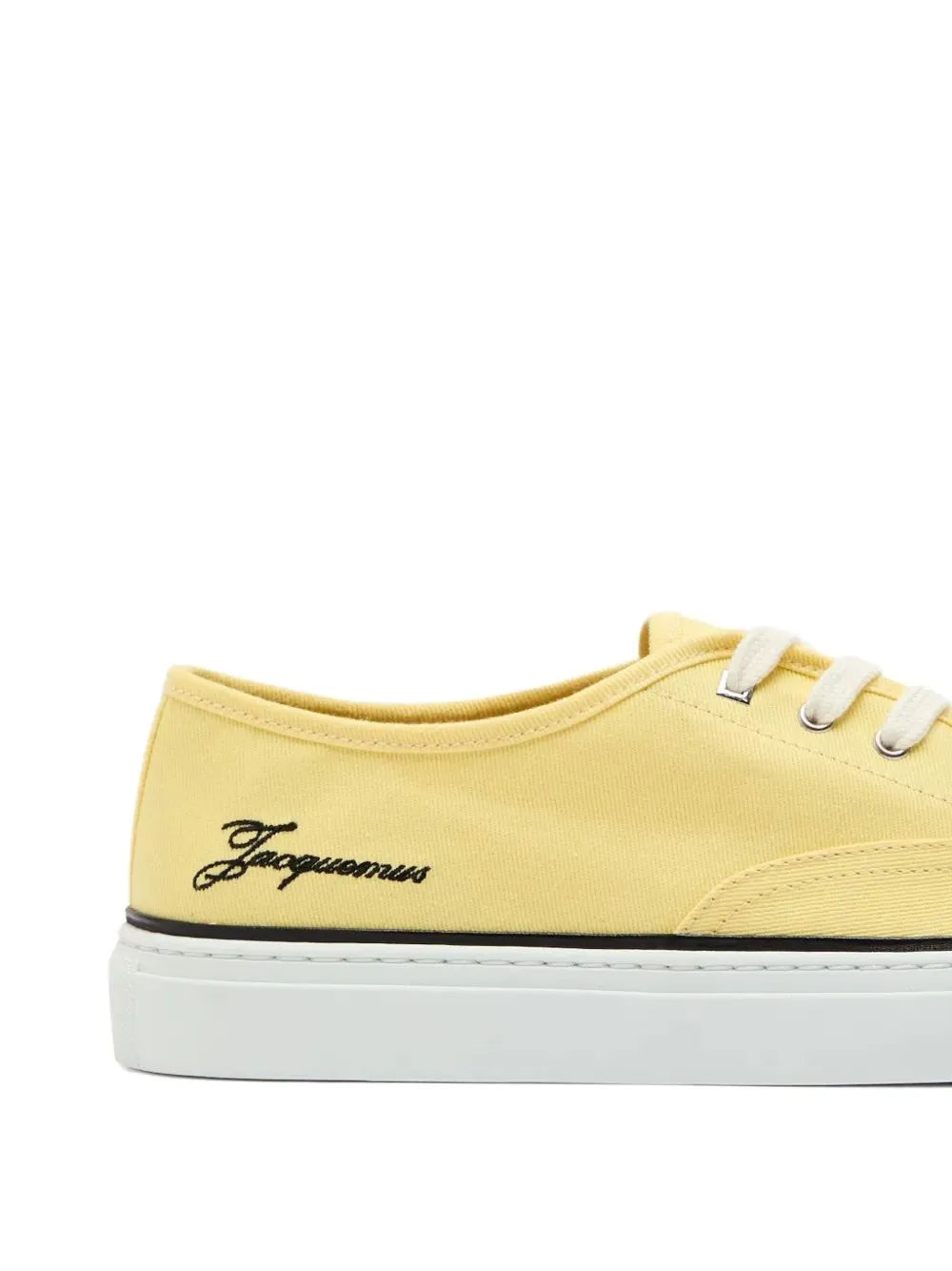 Jacquemus Féfé logo-embroidered sneakers Geel