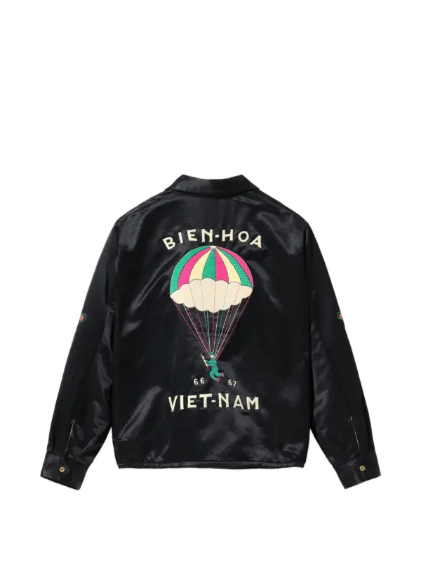 Tailor Toyo Parachute Bomber Jacket | Black | FARFETCH JO