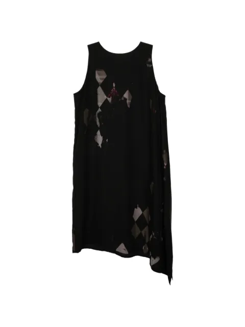 Y's robe asymétrique à losanges