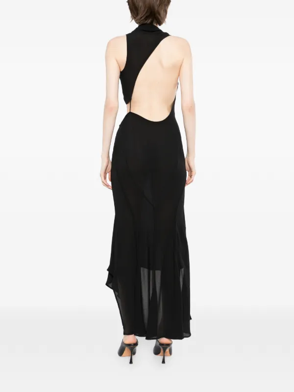 wedding guest black and white dress Romantic Maxi – White/Black - M - Women's Fashion length piece with a COLORS_Black Size:38 Short Jacket+32 Waist Adjust 28to34)(Height: 5 4 to5 7 )(Neck  15-16.5)S-M) Beyond Travel Maxi Dress