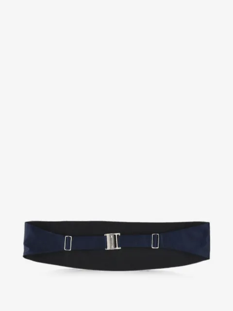 Corneliani pleated satin cummerbund