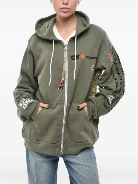 Après Surf logo-print zip-fastening hoodie