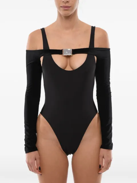 David Koma buckle-detail cutout bodysuit
