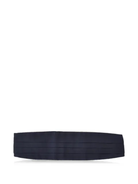 Corneliani pleated silk cummerbund