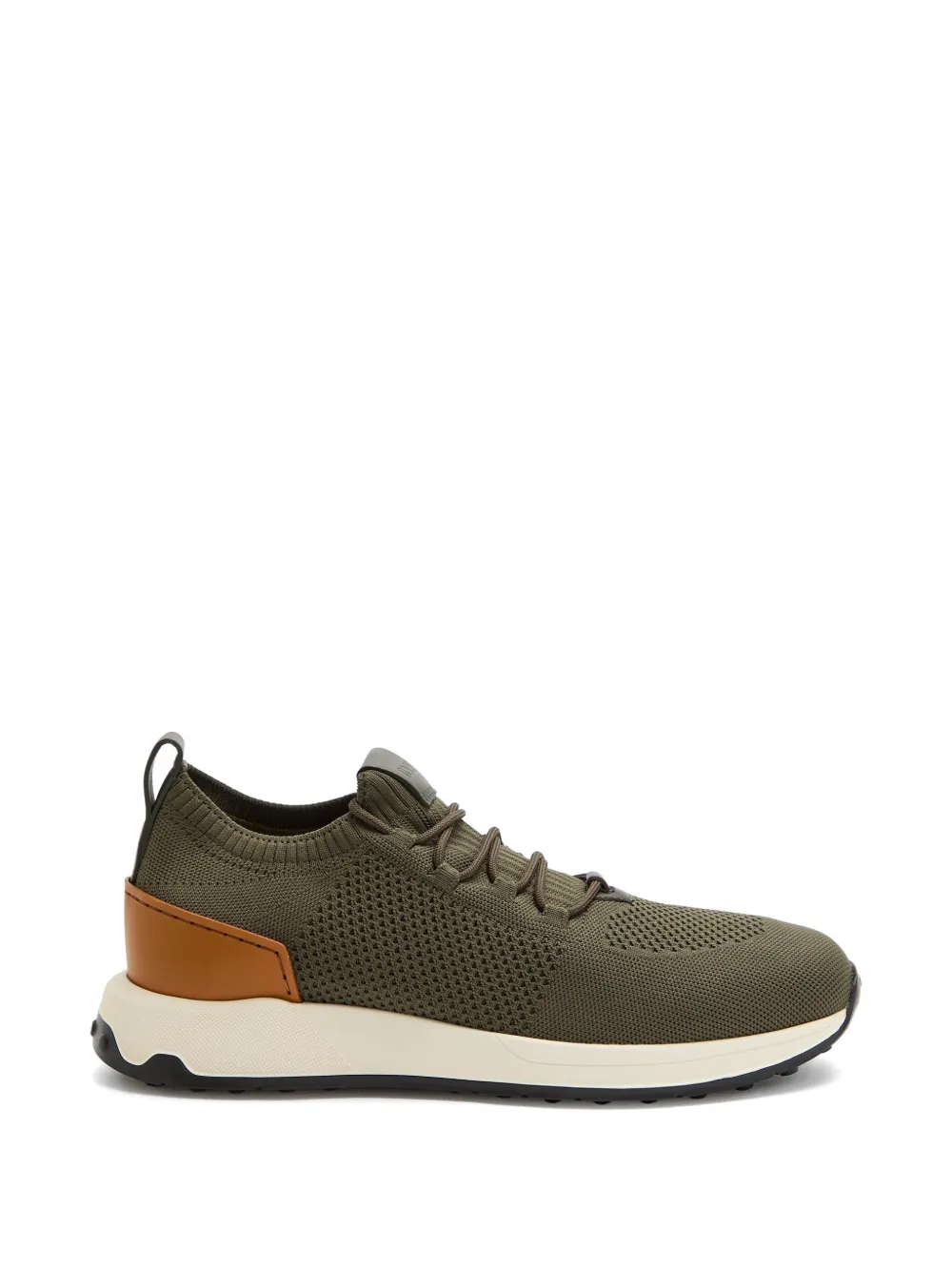Tod's panelled knit sneakers - Verde