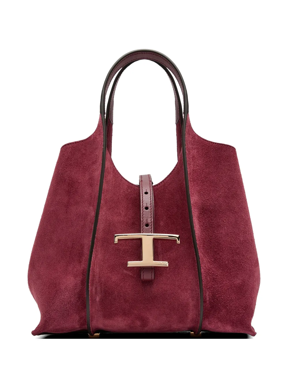 Tod's T-Timeless suede shoulder bag - Rosso