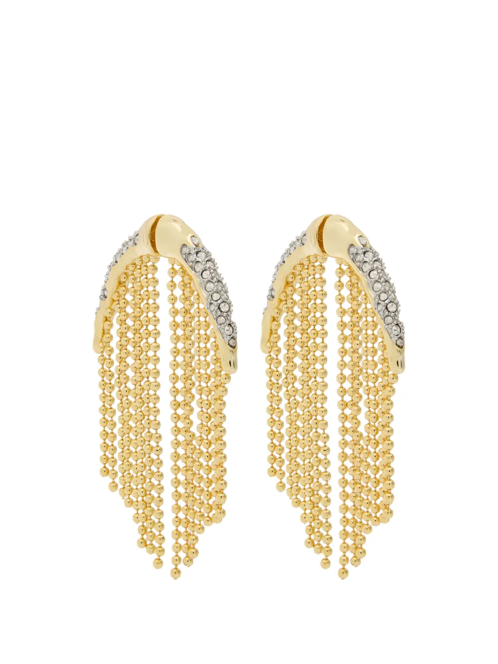 Alexis Bittar crystal-embellished fringed earrings - Oro