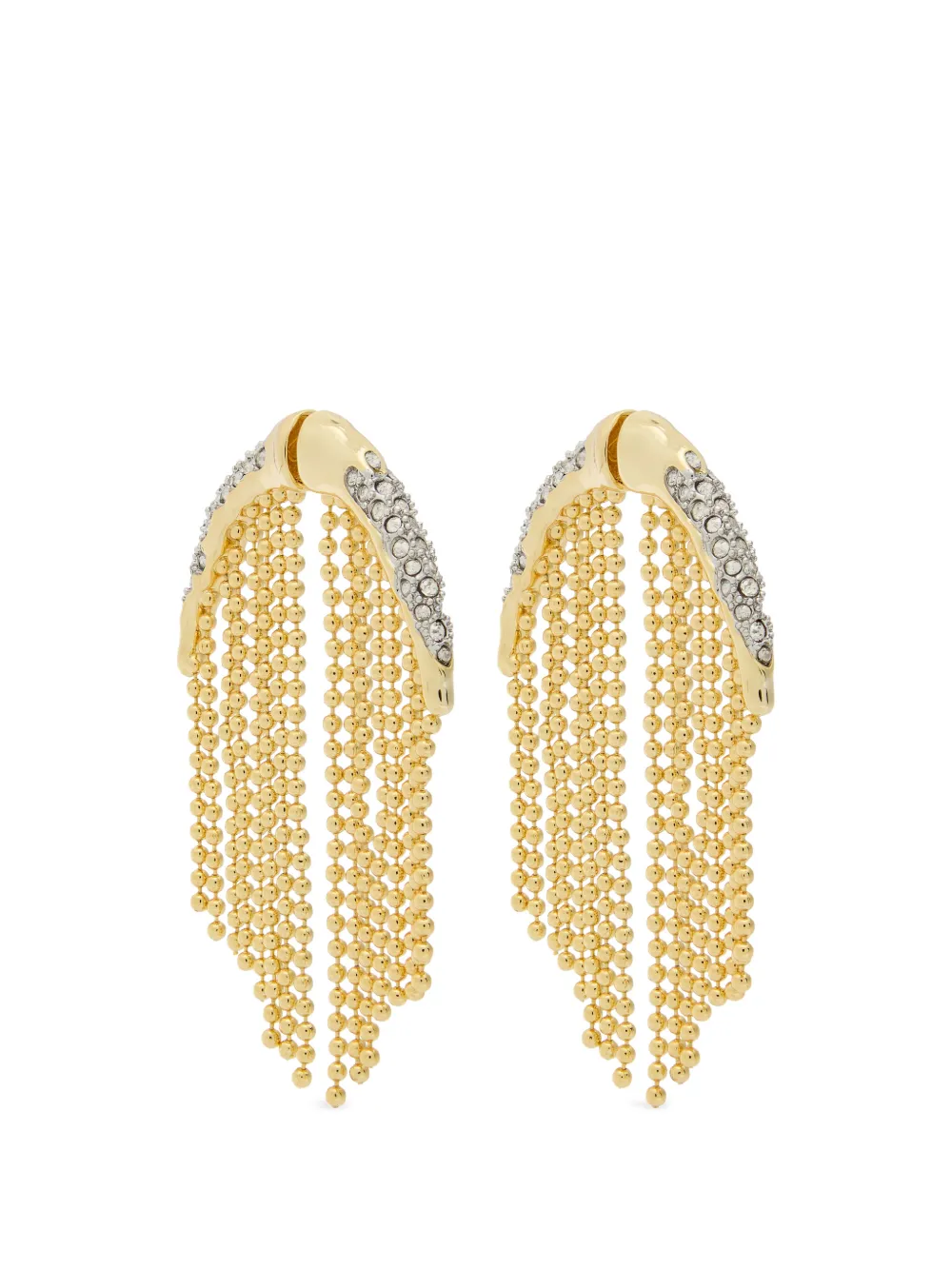 Alexis Bittar crystal-embellished fringed earrings - Oro