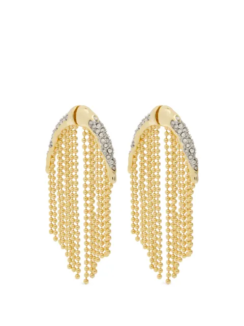 Alexis Bittar crystal-embellished fringed earrings