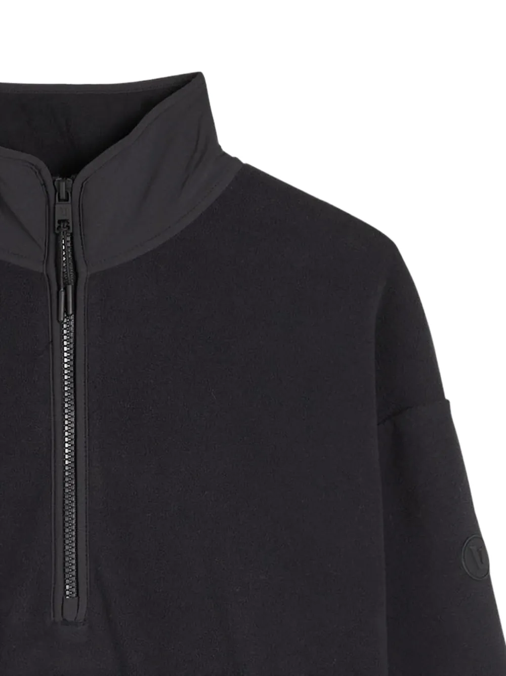  Vuori Sudadera Texturizada A Paneles - Negro 