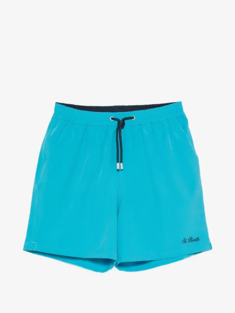 MC2 Saint Barth Badeshorts mit Logo-Stickerei