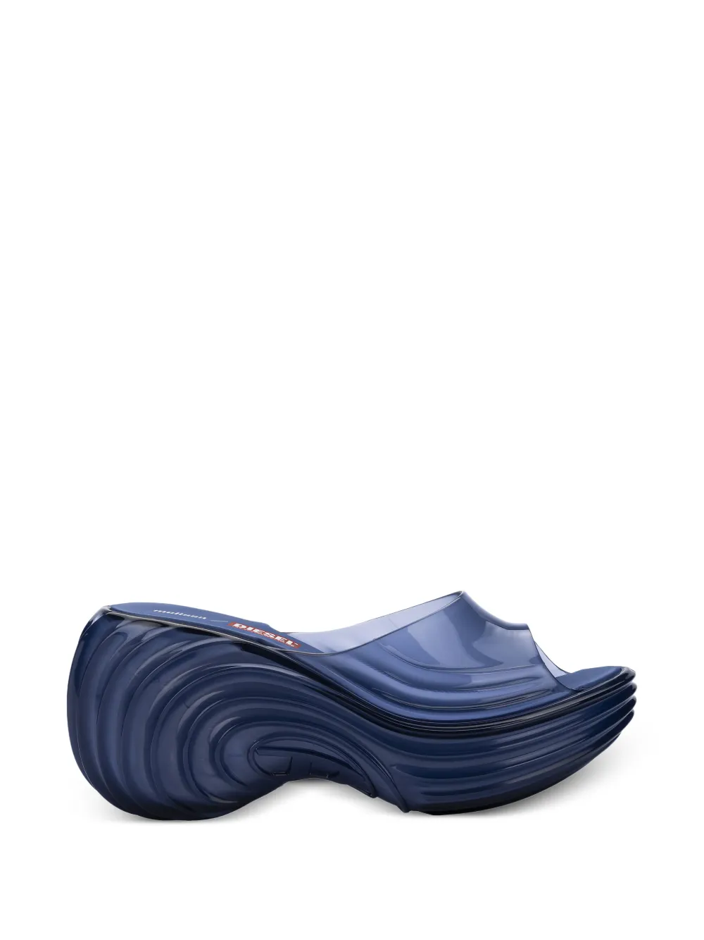 Melissa x Diesel Quantum sandalen met plateauzool Blauw