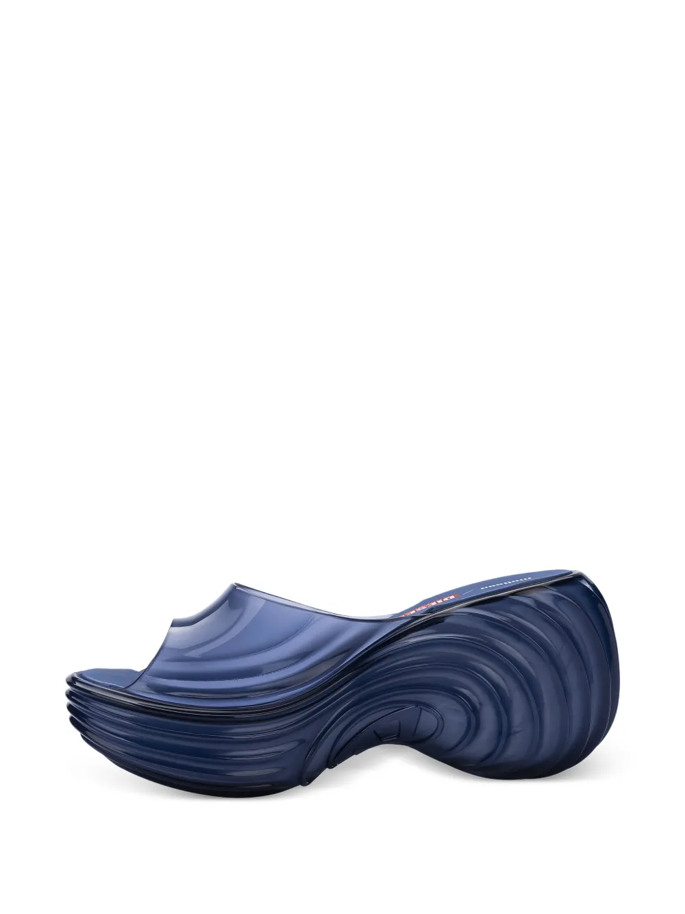 Melissa x Diesel Quantum sandalen met plateauzool Blauw