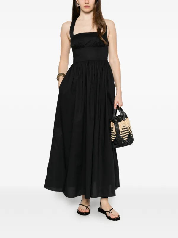 matteau midi dress Matteau Shirred Bodice Dress