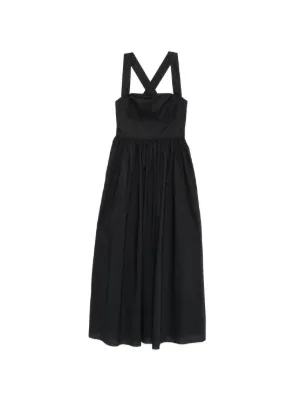 Matteau Plunge Halterneck Maxi Dress - Black
