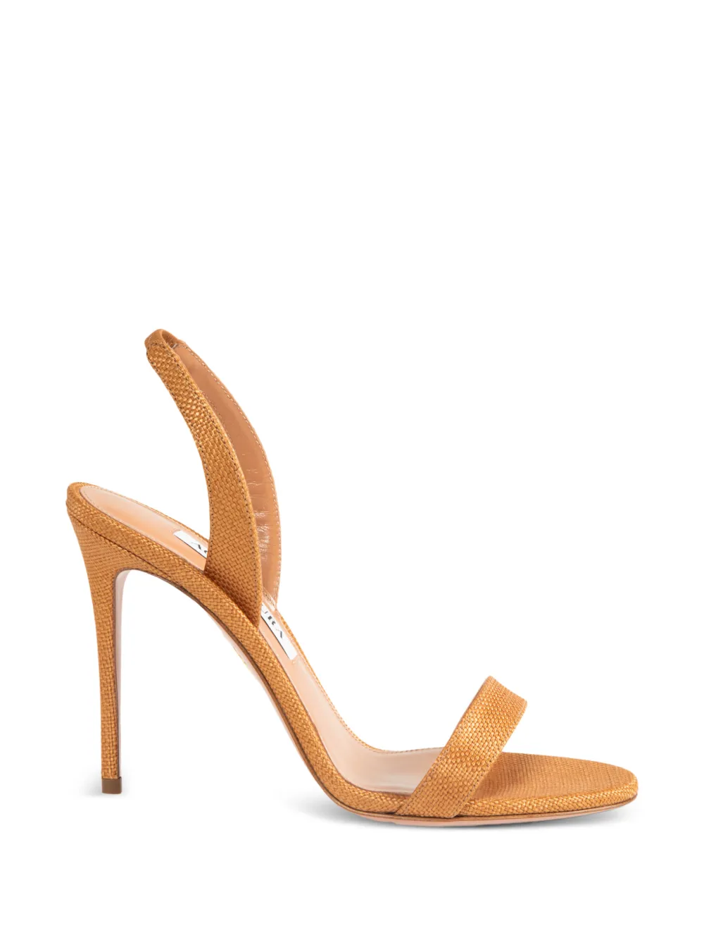 Aquazzura So Nude slingback sandals - Marrone