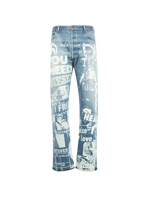 Better with Age  Therapy graphic-print jeans