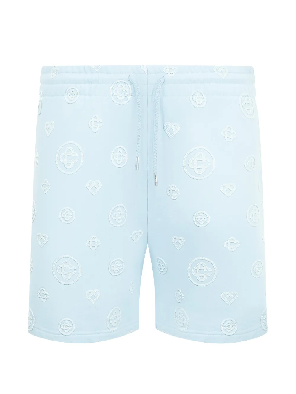 Casablanca monogram appliqué shorts - Blu