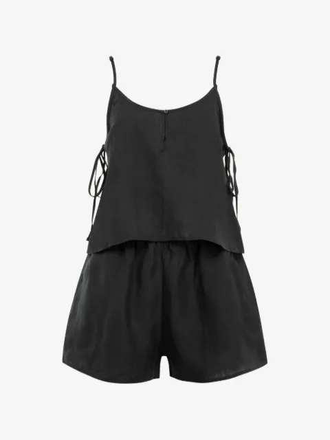 Deiji Studios set de shorts y top con lazo lateral