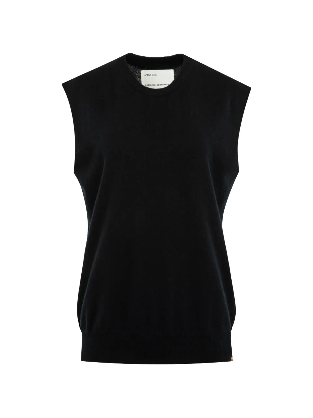 extreme cashmere Bos knitted sweater vest - Nero