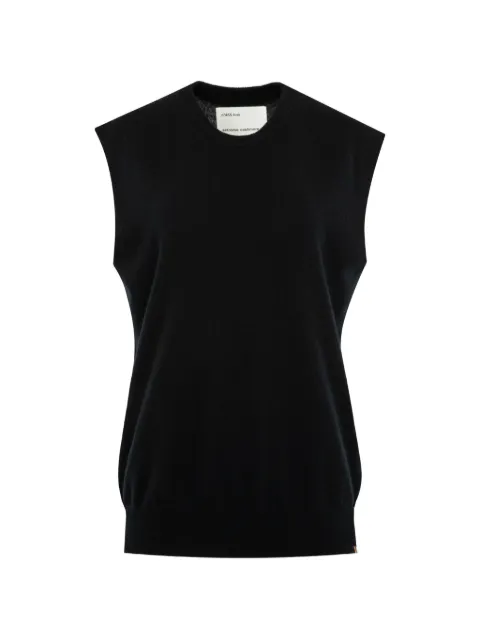 extreme cashmere Bos knitted sweater vest